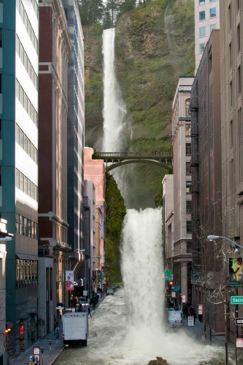 City Waterfall